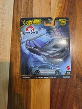 Hot Wheels Mitsubishi Lancer Evolution representative die-cast